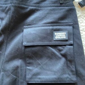 Burberry drop-crotch combat pants-black. Waist 30; Inseam 31-32.